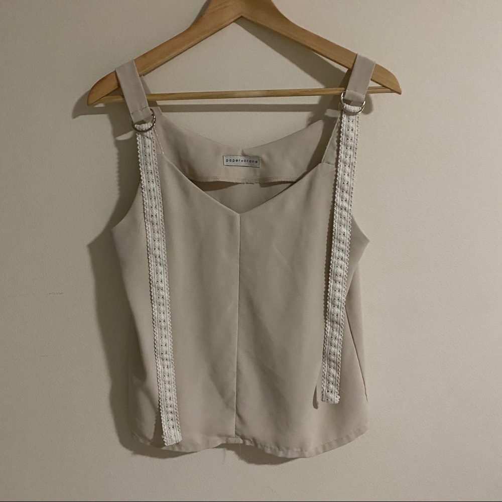 Cream blouse